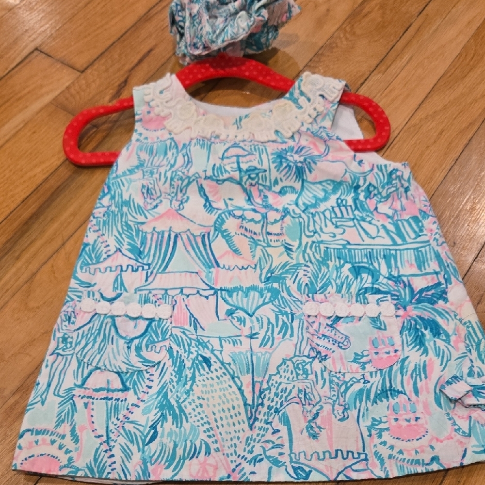 12-18 months  Bright Agate Green Shift Dress